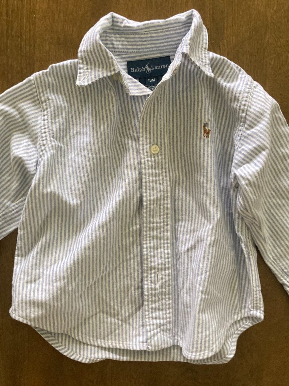 Ralph Lauren Button Down 18m 100% Cotton